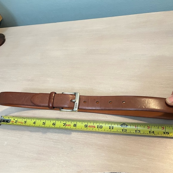 Lauren Ralph Lauren Tan Leather Belt Sz. M - Picture 5 of 6